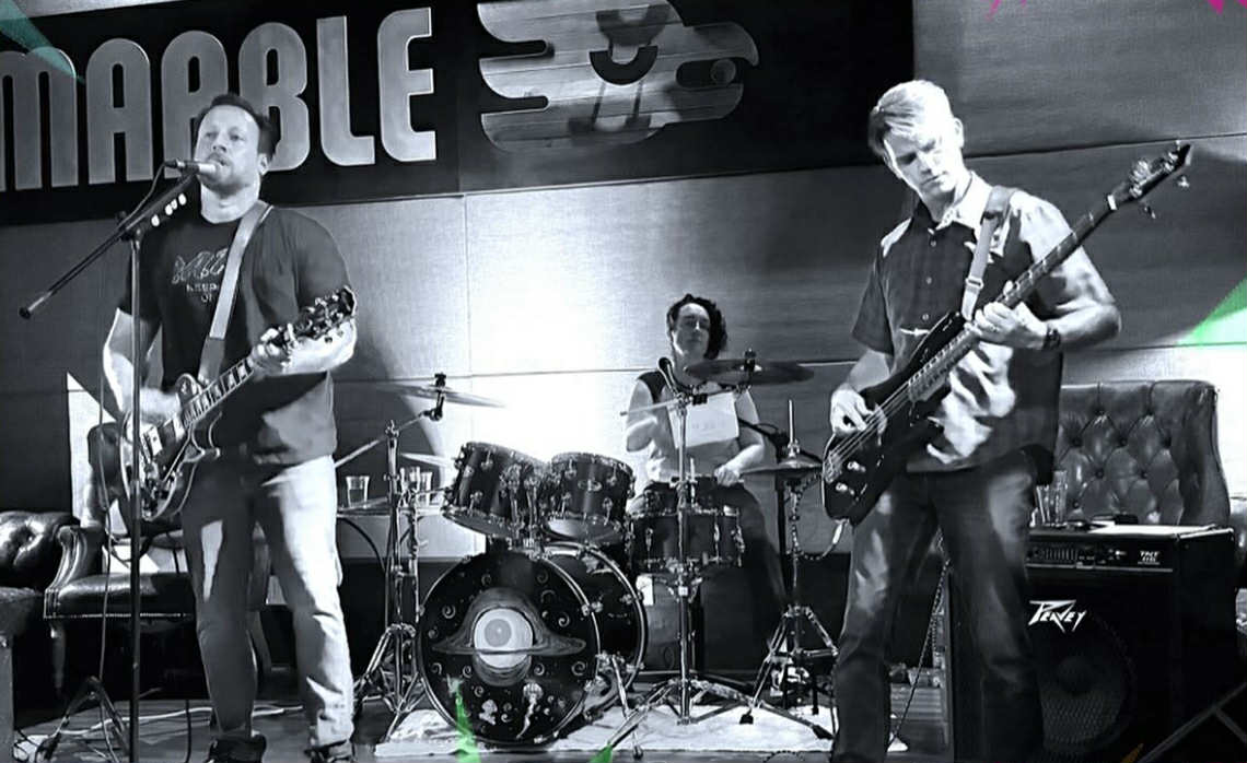 Playing at Marble Brewery